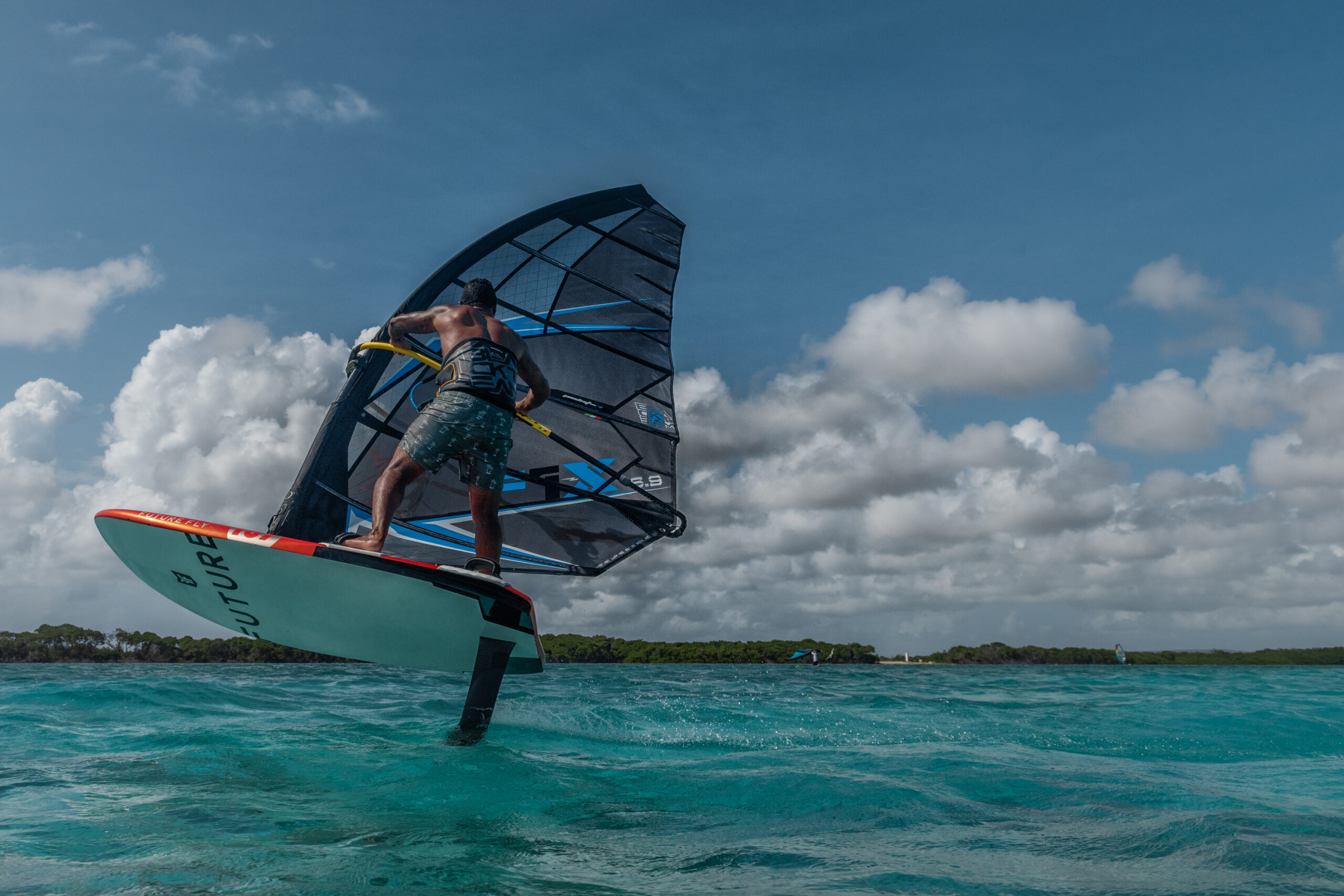 f1 x point 7 model 2024 black blue sails no camp chiil